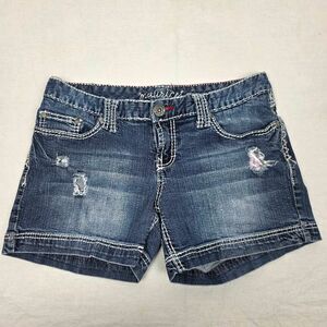 Maurices Distressed Denim Shorts Womens 7/8